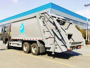 Camion à ordures authentique HOWO 23CBM à carburant diesel comprimé nouvel état Transmission manuelle Euro 5 commande d'exportation prêt à partir - Product Image 2