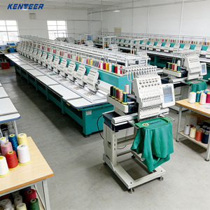 Máquina de bordar automática Kenteer de 12 agujas, de una sola cabeza, para camisetas con cuello en Y, incluye núcleo de costura y motor para maquinaria de confección. - Product Image 3