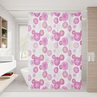 Rideaux de douche PEVA imperméables de haute qualité Design moderne personnalisé pour la maison hôtel salle de bain utilisation