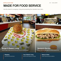 Emballages pour hamburgers écologiques en papier ciré vierge, personnalisables et réutilisables, très demandés