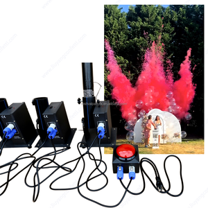 <span class=keywords><strong>Canon</strong></span> à <span class=keywords><strong>confettis</strong></span> et fumée électrique rose et bleu Holi pour garçon et fille, écologique, pour révélation du sexe, décoration de fête de mariage ou de naissance - Product Image 4