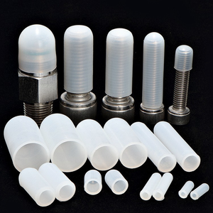 Tappi terminali <span class=keywords><strong>in</strong></span> silicone, protettori rotondi <span class=keywords><strong>in</strong></span> <span class=keywords><strong>gomma</strong></span> per filettature, coperture flessibili <span class=keywords><strong>in</strong></span> <span class=keywords><strong>gomma</strong></span> per bulloni, tubi metallici e viti - Product Image 3
