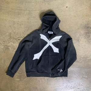 Haute qualité polaire hommes fermeture éclair complète sur la taille français éponge à capuche poids lourd goutte épaule Vintage hommes sweats à capuche lourds - Product Image 2