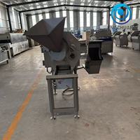 Machine industrielle de découpe de viande 3D haute vitesse pour la formation de cubes de poulet, conforme aux normes d'exportation