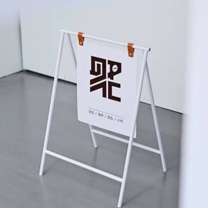 Benutzer definierte Stahl Pulver beschichtete Outdoor Faltbare A-Frame Werbetafeln Bürgersteig Display Ständer Pflaster Zeichen Poster <span class=keywords><strong>Stand</strong></span> - Product Image 3