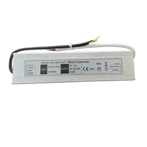 Adaptador à prova d'água para transformadores de fonte de alimentação, transformador ac 110v 240v a dc 12v 24v 240w/250w/300w/350w