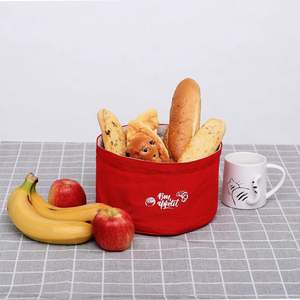 Panier à pain pliable grande capacité, lavable, 100% coton naturel, écologique, pour pain au levain fait maison - Product Image 5