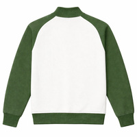 Veste homme sur mesure, col rond, manches longues, cardigan zippé, tricot, bloc de couleur, cardigan zippé, pull en tricot avec poches