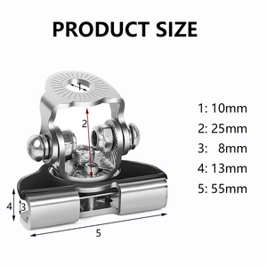Giá đỡ đèn mui xe ô tô, giá đỡ đèn LED làm việc ngoài trời, kẹp gắn đèn LED cho SUV, giá đỡ đèn đa năng - Product Image 3