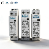 Compre con Descuento el Contactor Modular HANDELE HDH8-16~25 2NO 2P 16A-25A 220/240V CA, Montaje en Riel DIN, Monofásico