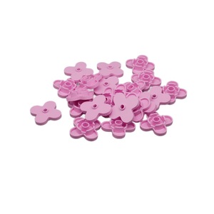 Blocs de construction en plastique ABS faits à la main, remplis de petites billes, compatibles avec les fleurs à quatre feuilles, jouet de construction de 40 pièces - Product Image 4