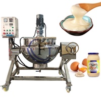 Homogénéisateur haute performance pour la fabrication de mayonnaise / Équipement de transformation alimentaire électrique / Chauffage à la vapeur avec fonction de protection automatique