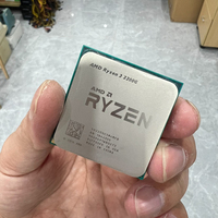 Processeur AMD 3 2200G d'occasion, socket AM4, fréquence 3300 MHz, 4 cœurs, processeur graphique Radeon Vega, compatible avec la carte mère AM4