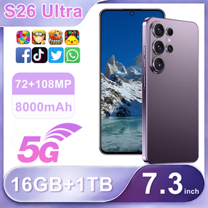 <span class=keywords><strong>Smartphone</strong></span> S26 Ultra 5G Sbloccato 2026 di Tendenza, Android 14 Octa Core, Display 7.3 Pollici, 16GB RAM, 1TB ROM, Edizione Globale Dual SIM - Product Image 3