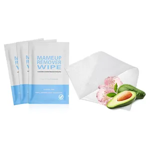 Custom Logo Individual Makeup Remover Wipes Daily Facial Cleanser Towelette