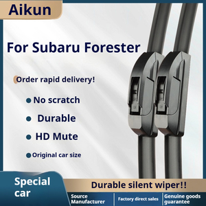 Limpiaparabrisas Universal Limpiaparabrisas 26 "+ 18" Escobilla limpiaparabrisas suave sin marco de goma para Subaru Forester - Product Image 2
