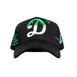 Gallo Fino X Marca Registrada ใหม่หมวก Snapback <span class=keywords><strong>สี</strong></span>ดำปักลาย Gfmagic Blk หนังนิ่ม5แผง - Product Image 4