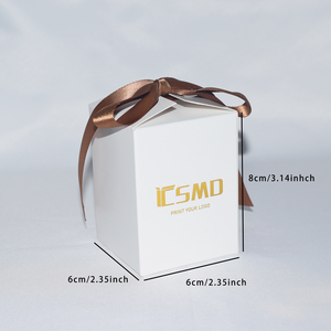 Csmd Nước hoa Đóng gói hộp có thể in logo cá nhân tùy chỉnh gấp bao bì vuông trắng tông mỹ phẩm giấy Bao bì hộp - Product Image 2
