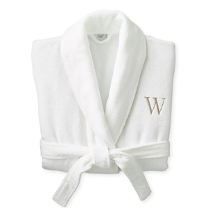 Peignoir Thermique en Velours 100% Coton Logo Brodé Peignoir pour Hôtel Spa Salle de Bain - Product Image 1