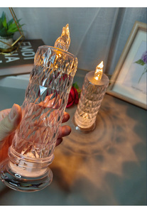<span class=keywords><strong>Bougie</strong></span> de fête atmosphère romantique cimetière de diamants clairs bougies de batterie LED <span class=keywords><strong>pour</strong></span> cadeau - Product Image 6