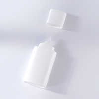 Tube de crème pour les mains PE personnalisé conteneur de nettoyant pour le visage crème à air doux tube à pointe de fleur conique circulaire incurvé