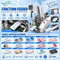 Alimentateur à friction et machine de comptage à friction largement utilisés pour cartes, étiquettes, papier, sacs en plastique, sachets de chocolat et autres articles.