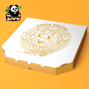 상업용 쌀 햄버거 Shawarma 샌드위치 나초 빵 재활용 맞춤형 종이 피자 상자에 대한 도매 코팅 종이 상자