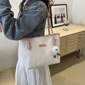 <span class=keywords><strong>Sac</strong></span> fourre-tout décontracté <span class=keywords><strong>en</strong></span> PU grande capacité avec fermeture éclair <span class=keywords><strong>pour</strong></span> femme, idéal <span class=keywords><strong>pour</strong></span> le travail et les étudiants, collection Printemps 2024, <span class=keywords><strong>en</strong></span> polyester - Product Image 6