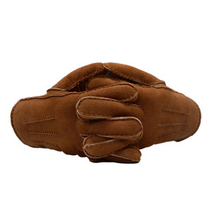 Guanti in vera pelle di pecora guanti invernali spessi in vera pelle con fodera in lana di pelliccia Unisex - Product Image 6