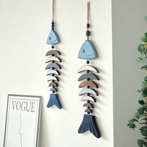Mediterranean Style Fish <b>Wall</b> Hanging 3D Fish Shape Home <b>Decor</b> Entryway Living Room Decoration - Product Image 3