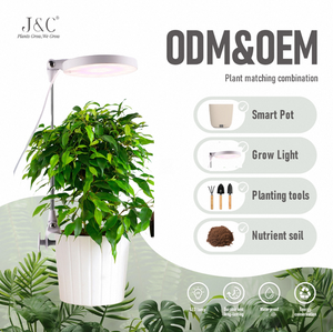 J&C ميني جاردن بلانت ميت ميسون جار إيروارد مصابيح نباتية حديقة أعشاب صغيرة للزراعة المنزلية - Product Image 1