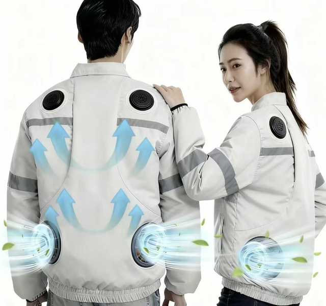 Factory OEM Fan Cooling Jacket Wearable Peltier Cooling Clothes for High Temperature Working