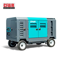 CFAIR 830CFM 10.5BAR COMPRESSEUR D'AIR DIESEL INDUSTRIEL Portable pour le FORAGE PONT MINIER Extraction de pétrole, forage de puits d'eau