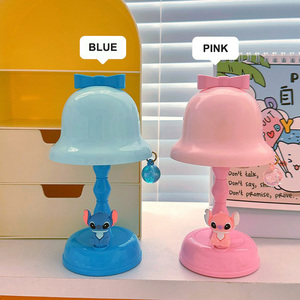 ไฟ LED สำหรับยามค่ำคืนแบบ2025อุปกรณ์ดูแลดวงตาโคมไฟตั้งโต๊ะน่ารักไฟอ่านหนังสือข้างเตียงขนาดเล็กสำหรับนักเรียนทำจากพลาสติก - Product Image 5