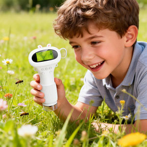 Microscope éducatif pour enfants avec lumière LED, zoom 1000X pour la découverte de la nature, cadeau d'apprentissage, microscope pour enfants - Product Image 1