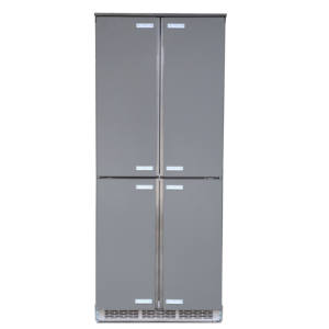 ثلاجة بأربعة أبواب سعة 355 لتر من الفولاذ المقاوم للصدأ مع مجمد سفلي خالية من الصقيع وكفاءة طاقة من الدرجة الأولى - Product Image 6