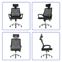 Chaise de bureau en maille confortable et de haute qualité, mobilier de bureau, chaise de bureau réglable pour le personnel