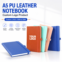 Libreta de Oficina OEM Tamaño A5 con Cierre Elástico y Portaplumas, Logotipo Personalizado, Fábrica de Fabricación de Libretas Corporativas