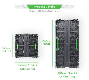 500x500 למות הליהוק ארון אלומיניום טרוס הוביל מסך תצוגה תלוי מסך פרסום הוביל מסך פרסום - Product Image 2