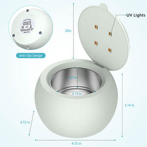 เครื่องทำความสะอาดอัลตราโซนิกแบบพกพา คุณภาพสูง <span class=keywords><strong>ราคา</strong></span>ประหยัด ใช้ไฟฟ้า ชาร์จซ้ำได้ ฟังก์ชั่นหลากหลาย สำหรับทำความสะอาดเครื่องประดับ แหวน ขนาดเล็ก ใช้ในครัวเรือน - Product Image 1