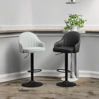Meubles de salle à manger modernes, tabourets de bar en cuir pas chers pour l'extérieur, tabourets de bar pivotants commerciaux
