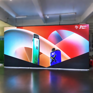 صندوق إضاءة 20 قدم × 10 قدم، حامل خلفية قماشية مشدودة، شاشة عرض خلفية بإضاءة LED من الألومنيوم للمعارض التجارية، جدار خلفي مضاء من الخلف - Product Image 1