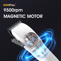 Koofex KF-6605 OEM/ODM tondeuse de barbier professionnelle à moteur vectoriel haute vitesse 11500RPM Lager capacité 2400mAh batterie tondeuse à cheveux