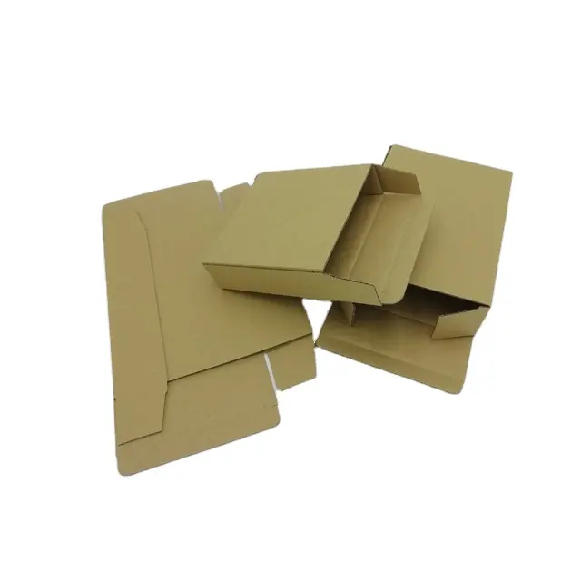 Прочная прочная гладкая складная коробка из крафт-бумаги