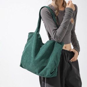 2026 Durable Foldable PU Leather Shopping Casual Tote Handbag with Chains Single Shoulder Strap Women's Bag - Product Image 2