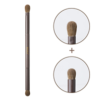 Kit de pinceaux de maquillage synthétiques haut de gamme avec logo personnalisé, pinceaux pour fond de teint, poudre, blush, fard à paupières, outils pour débutants et professionnels