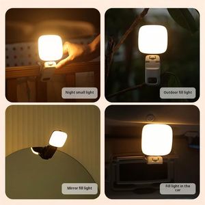 X606 Mini Clip on Light Usb Rechargeable Ring Light Led Mobile Phone Selfie Fill Light for <b>Smart</b> Phone Tiktok Video Studio - Product Image 4