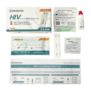 1e, 2e en 3e generatie <span class=keywords><strong>HIV</strong></span>-<span class=keywords><strong>test</strong></span>, snelle <span class=keywords><strong>test</strong></span> met <span class=keywords><strong>CE</strong></span>-certificering - Product Image 2