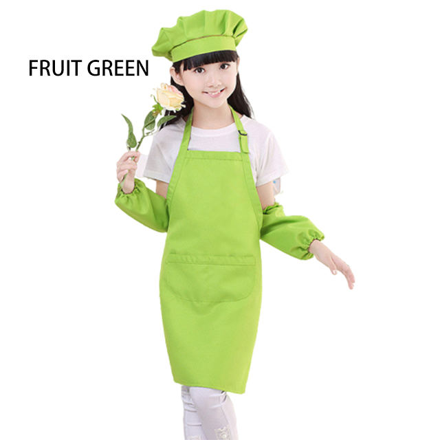 Fruit vert (tablier + manche + chapeau)