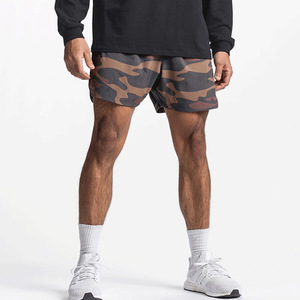 Vente en gros 5 ''pouces personnalisé séchage rapide double couche doublé poche Gym Fitness Shorts hommes - Product Image 4